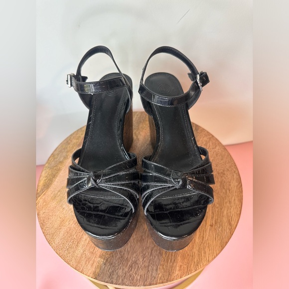 Y2K Urban Outfitters Black Platform Sandals - Picture 5 of 6